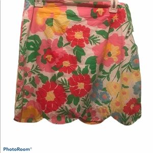 Lilly Pulitzer scalloped skirt